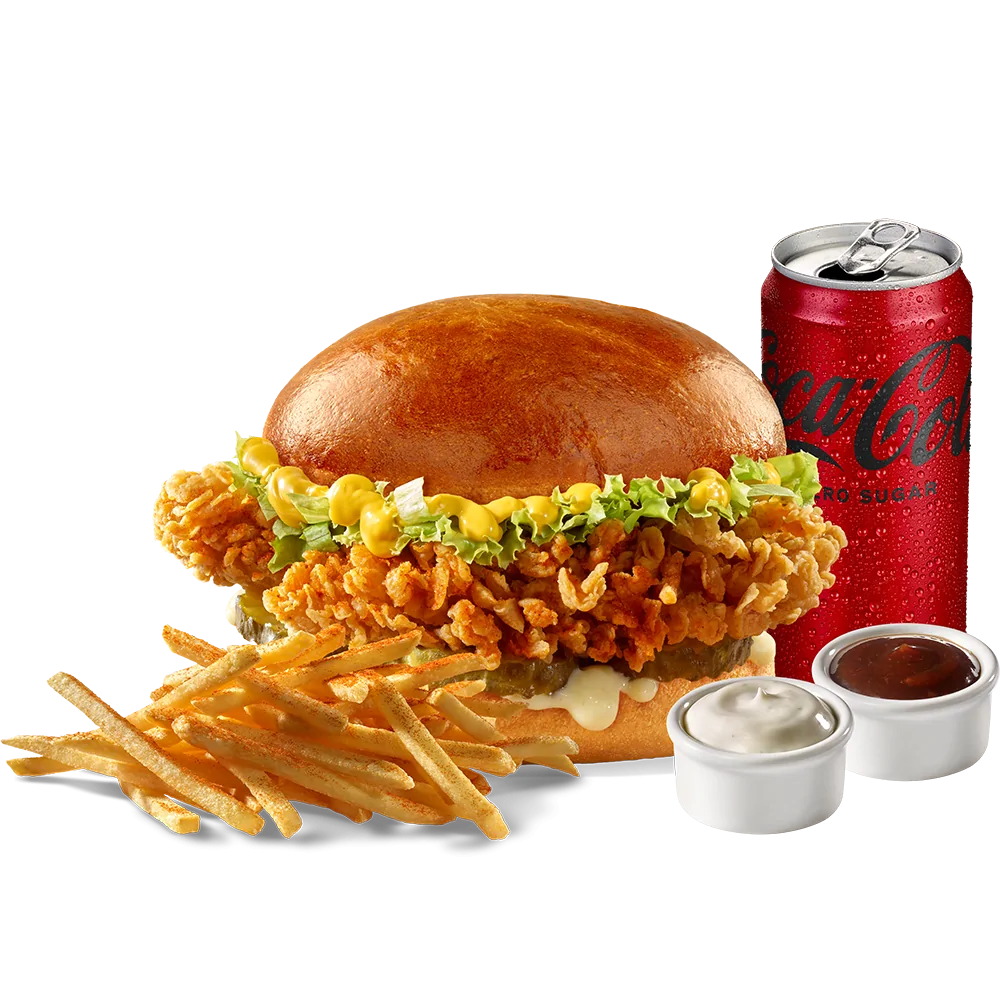 Cajun Burger Menü