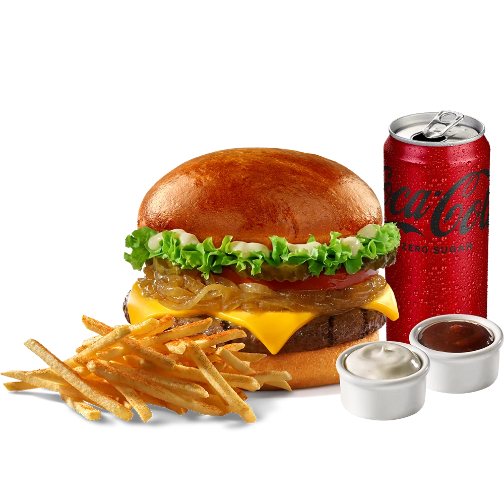 Cheeseburger Menü