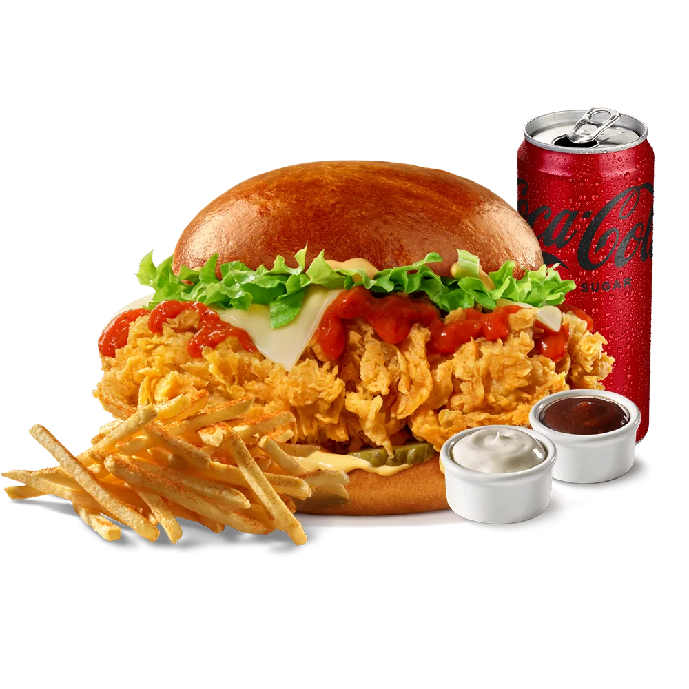 Cajun Ranchy Burger Menü