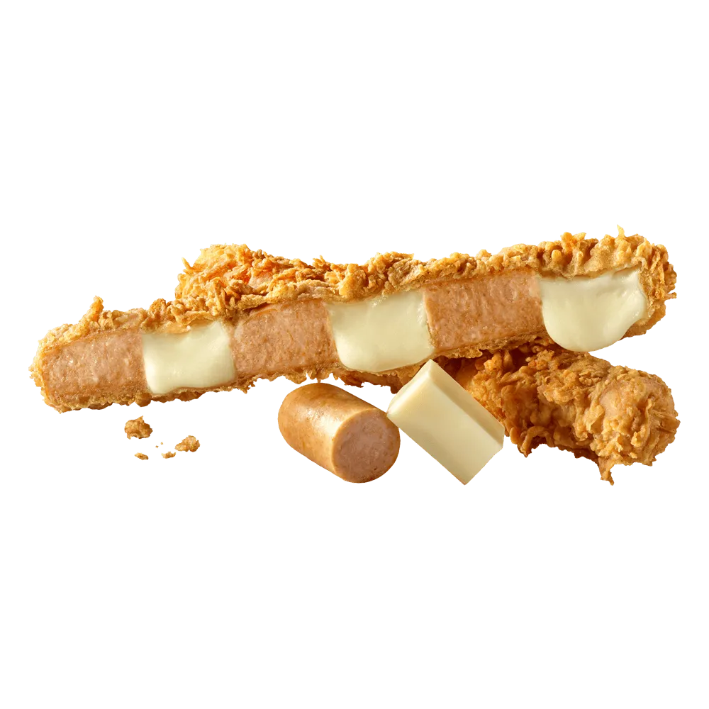 Cajun Skewer with Sausage & Cheese