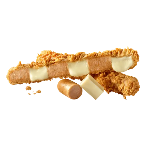 Cajun Skewer with Sausage & Cheese