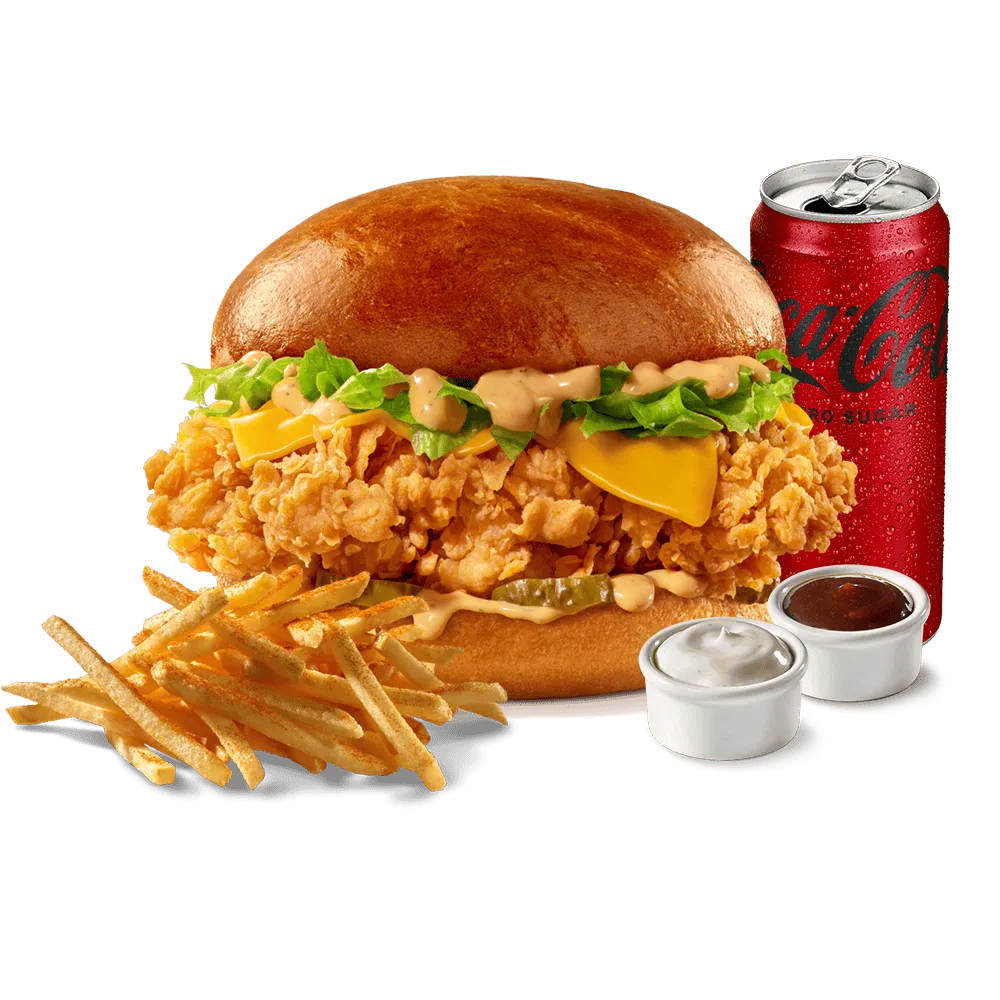 Cajun Chessy Burger